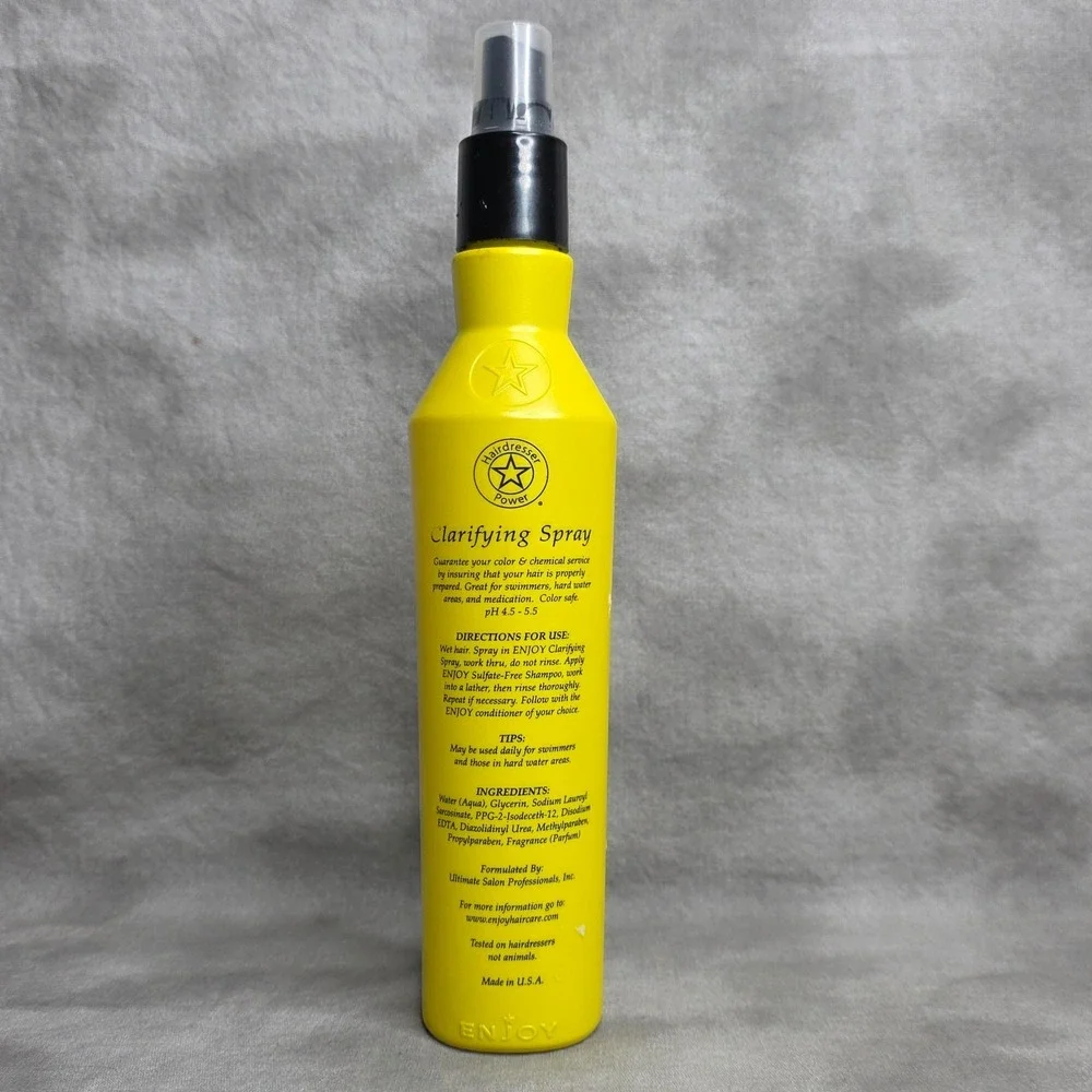ENJOY Clarifying Spray 10.1 fl oz Removes Product Buildup, Chlorine & Impurities
